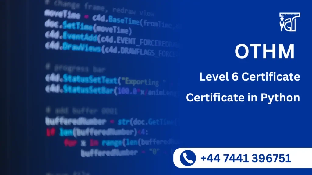 OTHM Level 6 Certificate in Python