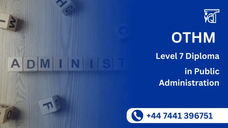OTHM Level 7 Diploma in Public Administration
