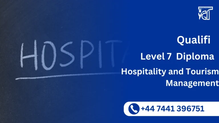 Qualifi Level 7 Diploma in Hospitality and Tourism Management