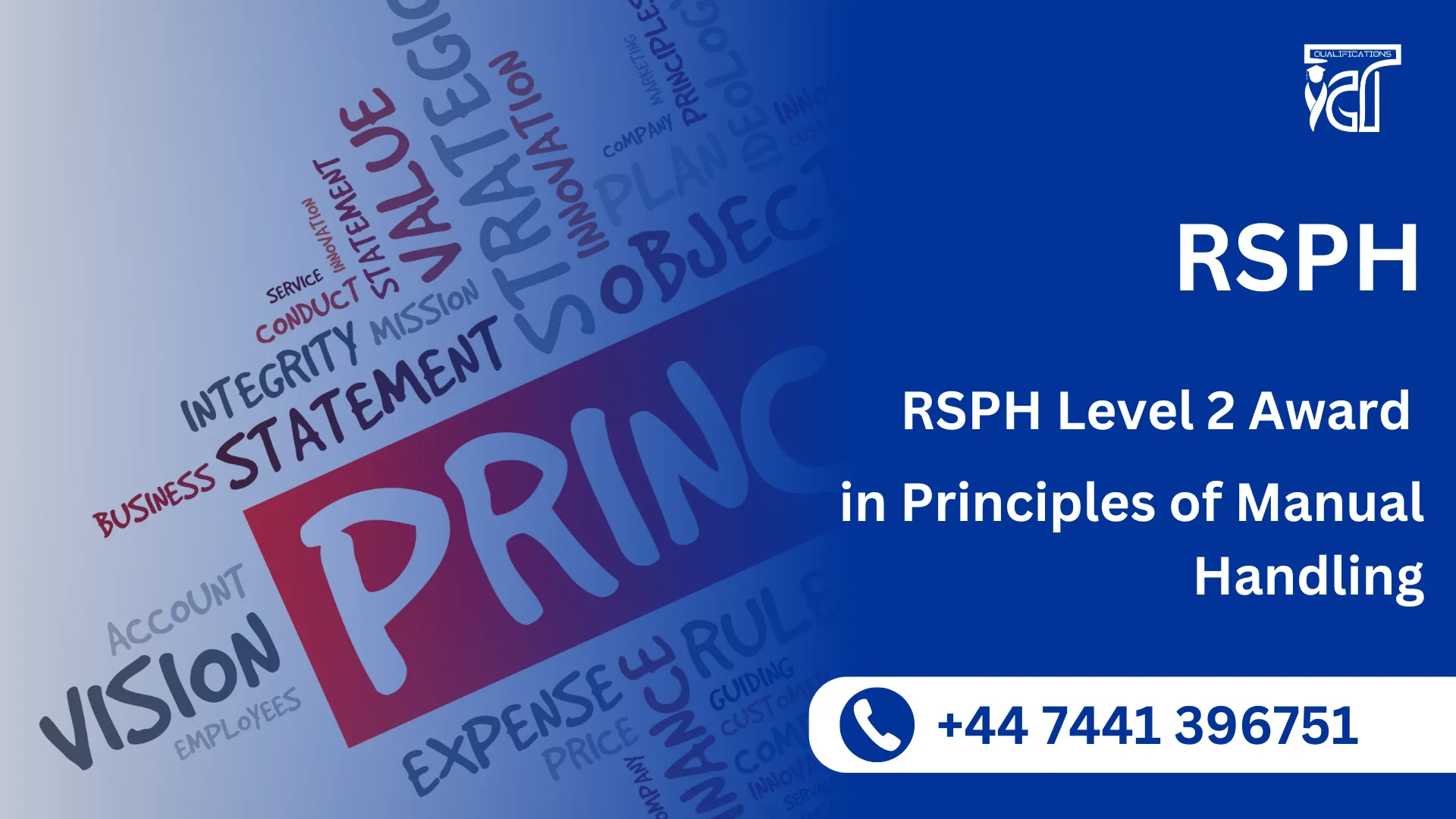 RSPH Level 2 Award in Principles of Manual Handling