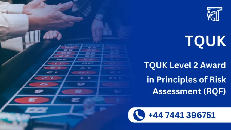 TQUK Level 2 Award in Principles of Risk Assessment (RQF)