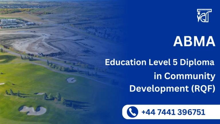 ABMA Education Level 5 Diploma in Community Development (RQF)