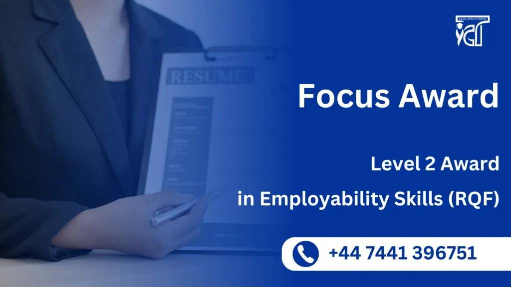 Focus Awards Level 2 Award in Employability Skills (RQF)