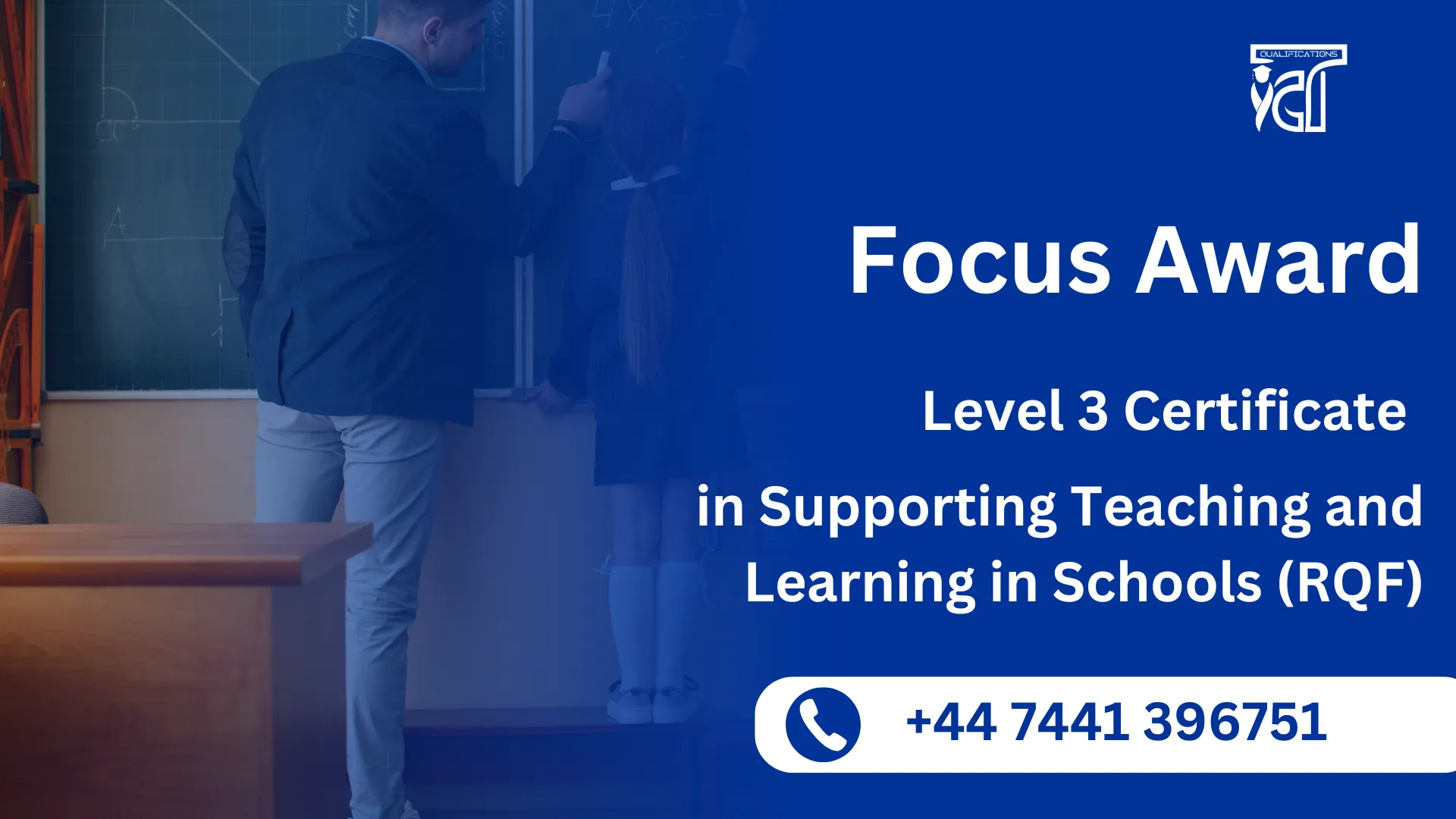 Focus Awards Level 3 Certificate in Supporting Teaching and Learning in Schools (RQF)