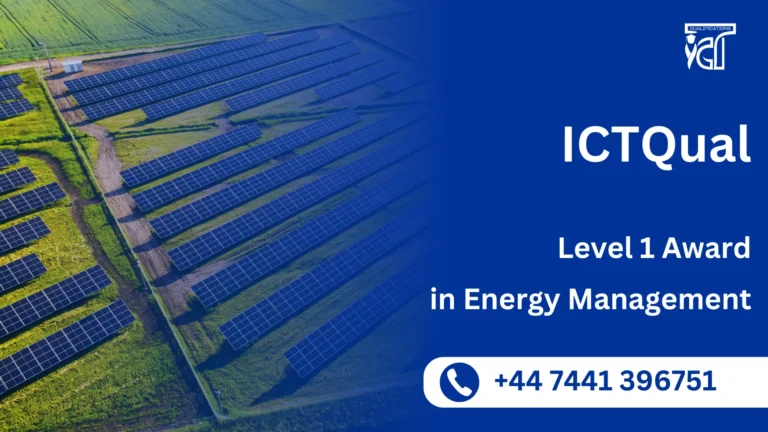 ICTQual Level 1 Award in Energy Management