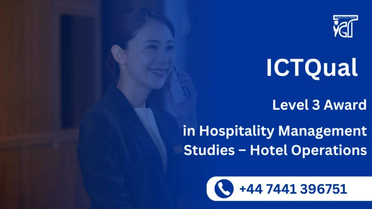 ICTQual Level 3 Award in Hospitality Management Studies – Hotel Operations