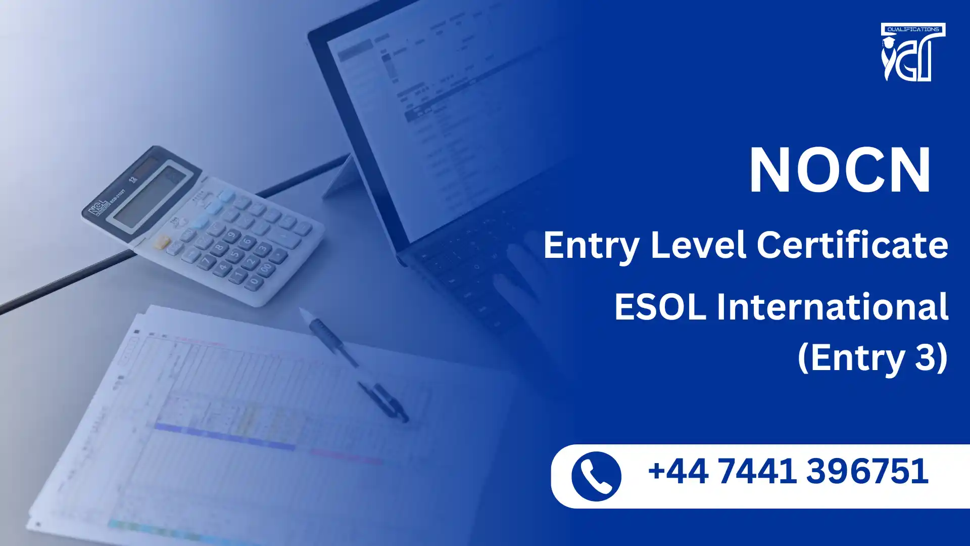 NOCN Entry Level Certificate in ESOL International (Entry 3)