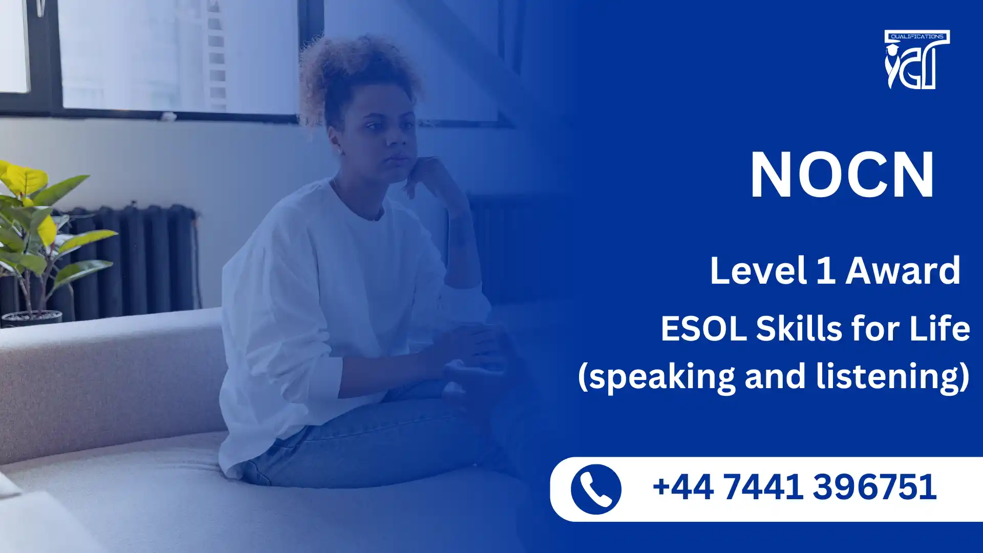 NOCN Level 1 Award in ESOL Skills for Life (speaking and listening)