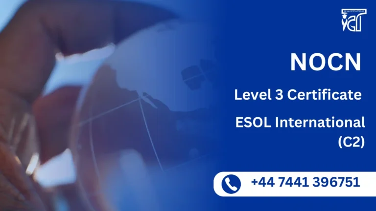 NOCN Level 3 Certificate in ESOL International (C2)