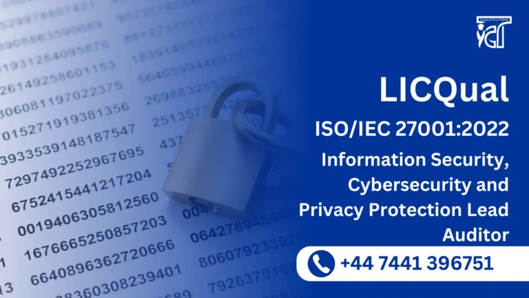 LICQual ISO/IEC 27001:2022 Information Security, Cybersecurity and Privacy Protection Lead Auditor