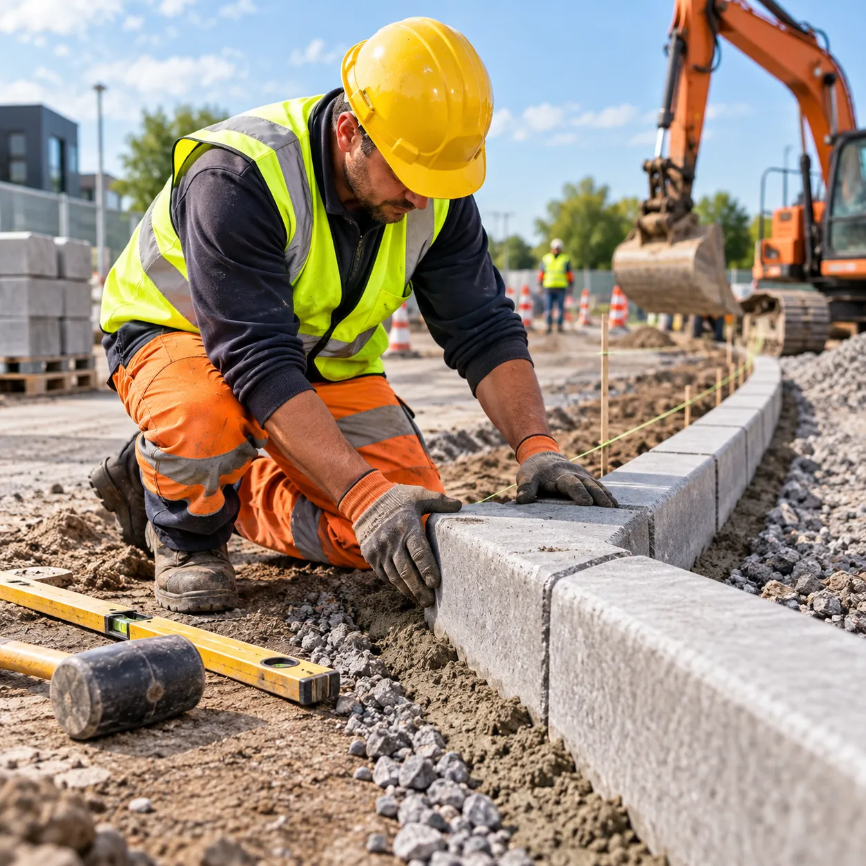 ProQual Level 2 NVQ Diploma in Construction and Civil Engineering Operations (Construction) – Laying Kerbs and Channels