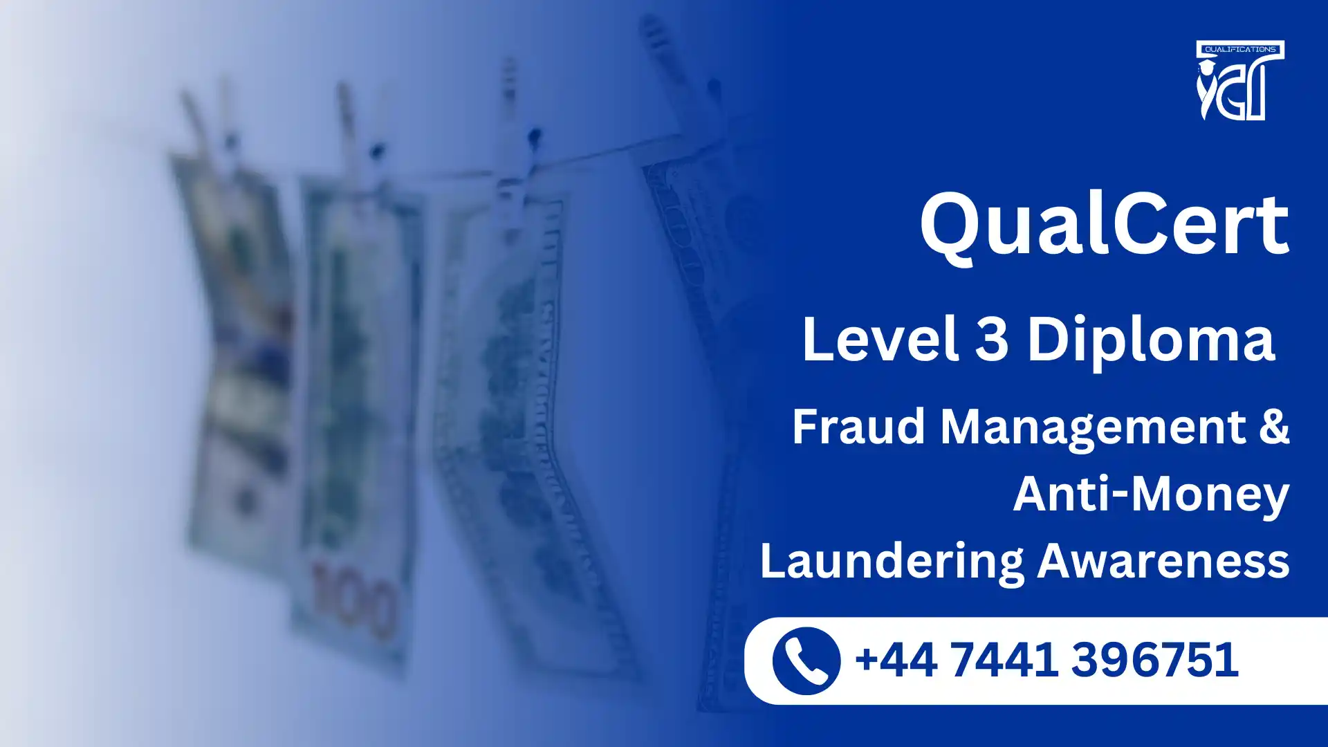 QualCert Level 3 Diploma in Fraud Management & Anti-Money Laundering Awareness