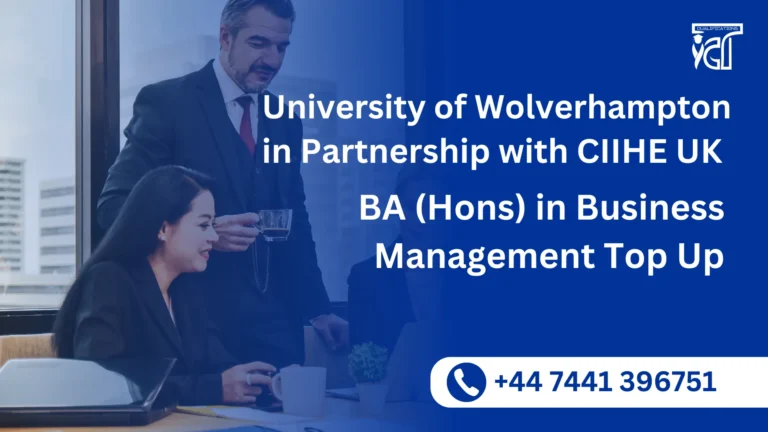 University of Wolverhampton BA (Hons) in Business Management Top Up