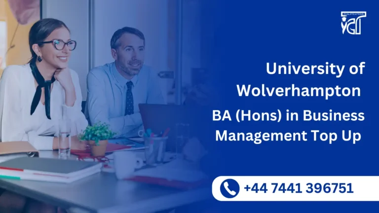 University of Wolverhampton BA (Hons) in Business Management Top Up