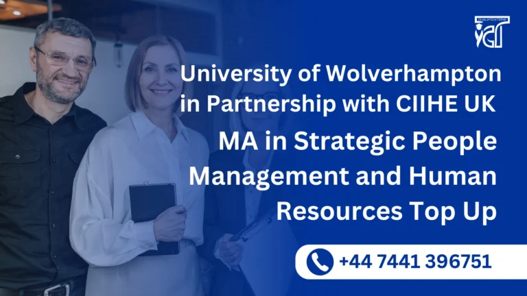University of Wolverhampton MA in Strategic People Management and Human Resources Top Up