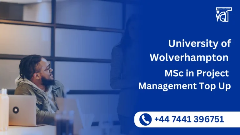 University of Wolverhampton MSc in Project Management Top Up