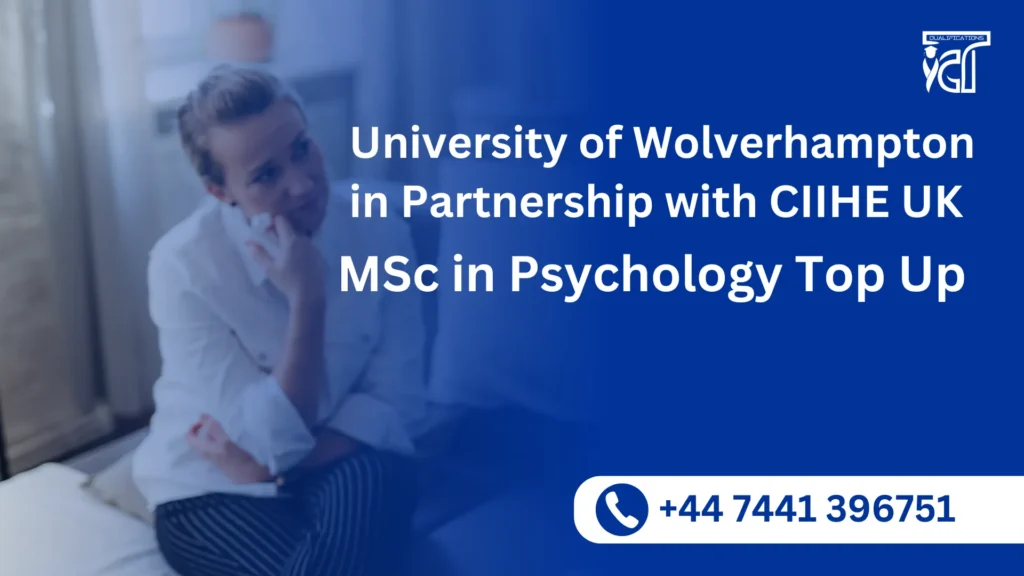 University of Wolverhampton MSc in Psychology Top Up