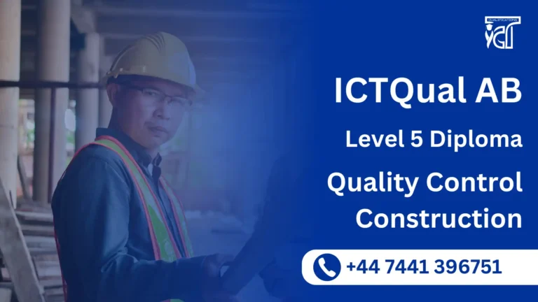 ICTQual AB Level 5 Diploma in Quality Control Construction