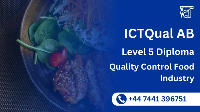 ICTQual AB Level 5 Diploma in Quality Control Food Industry