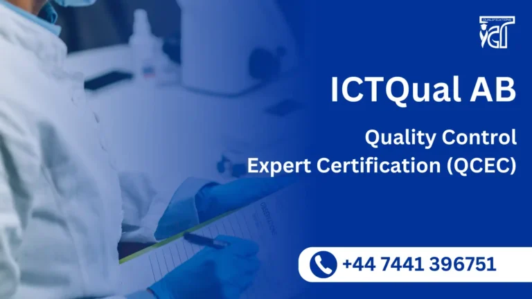 ICTQual AB Quality Control Expert Certification (QCEC)