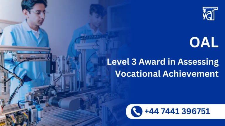 OAL Level 3 Award in Assessing Vocational Achievement
