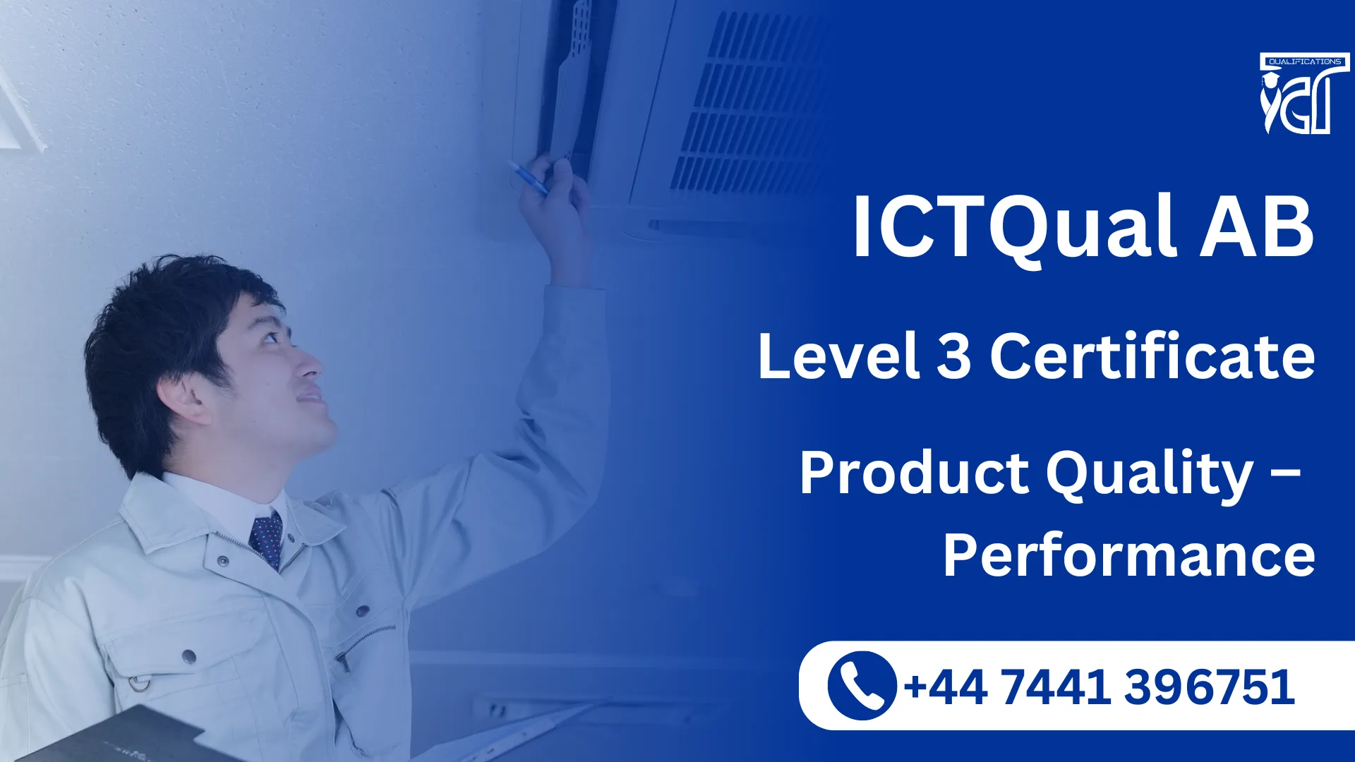 ICTQual AB Level 3 Certificate in Product Quality – Performance