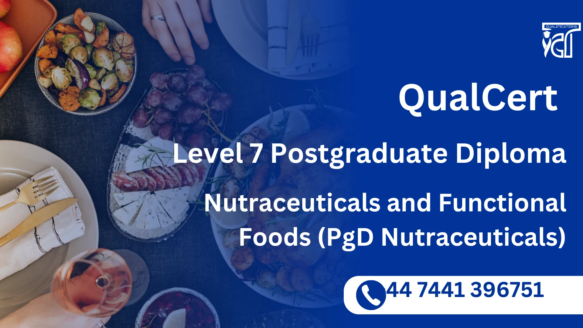 QualCert Level 7 Postgraduate Diploma in Nutraceuticals and Functional Foods (PgD Nutraceuticals)