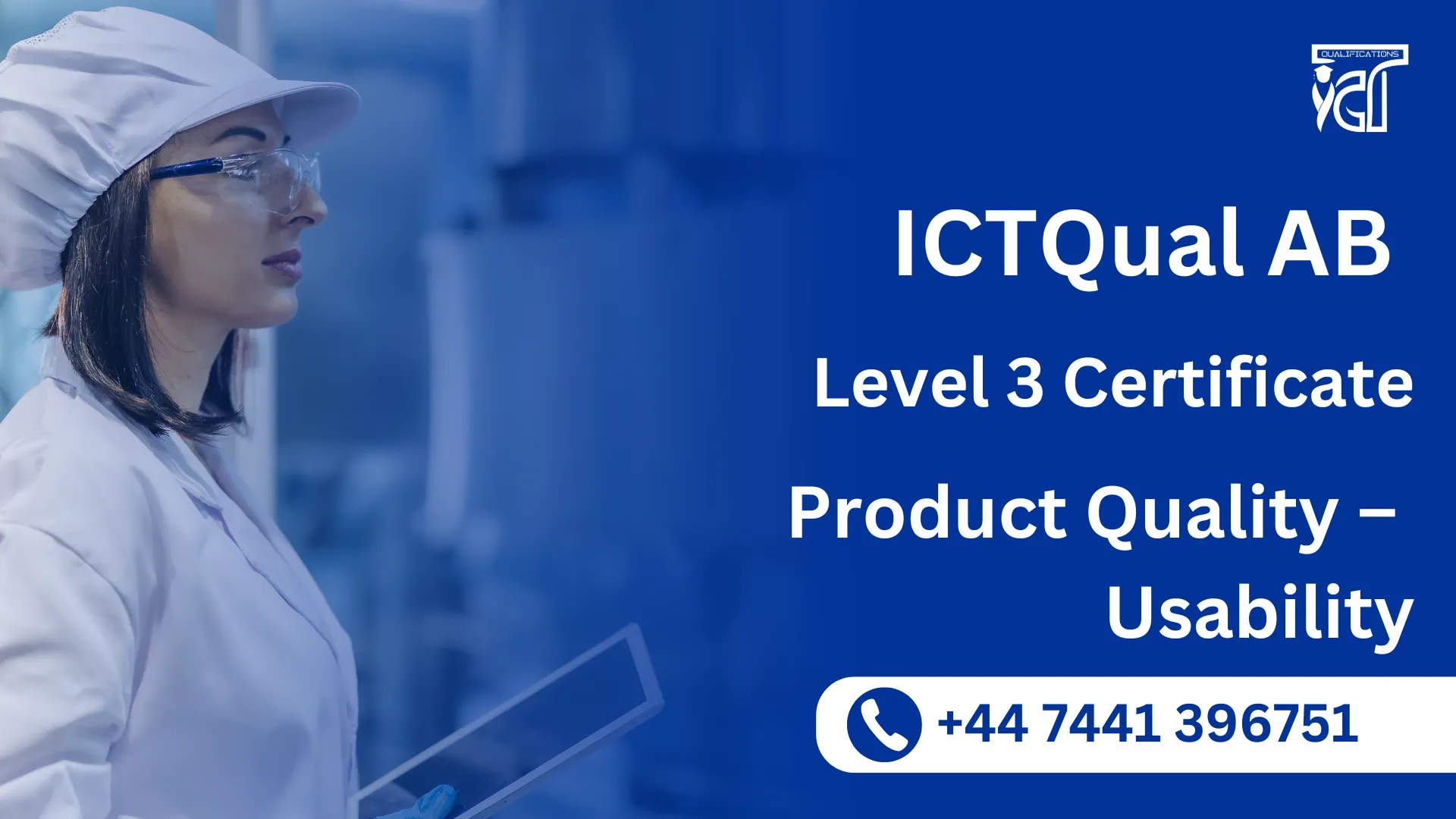ICTQual AB Level 3 Certificate in Product Quality – Usability