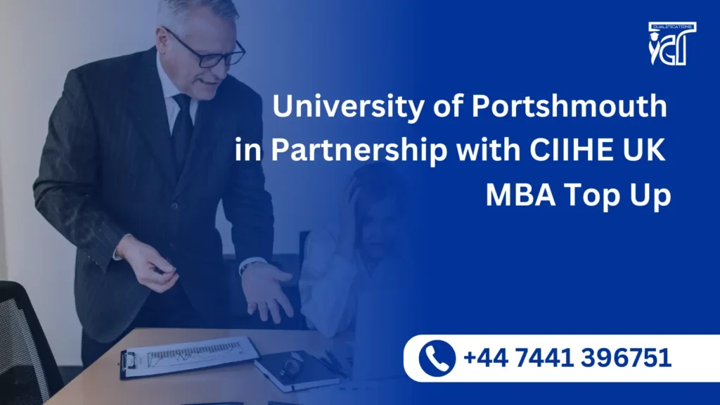 University of Portshmouth MBA Top Up