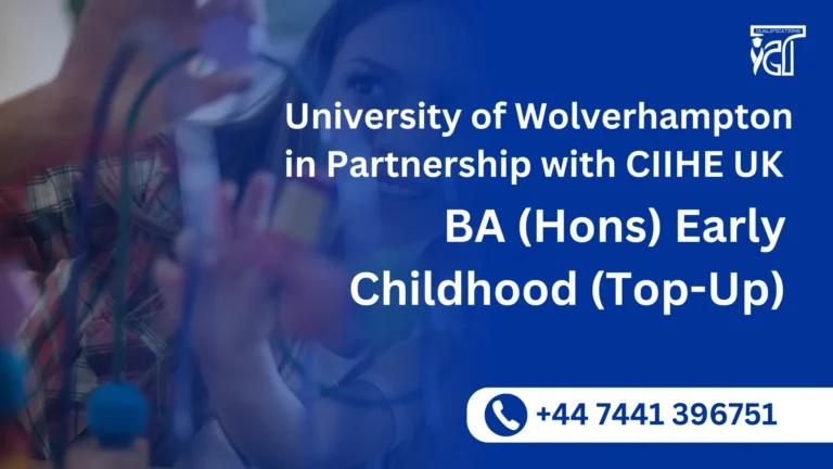 University of Wolverhampton BA (Hons) Early Childhood (Top-Up)