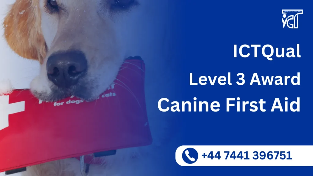 ICTQual Level 3 Award in Canine First Aid 1 ICTQual Level 3 Award in Canine First Aid