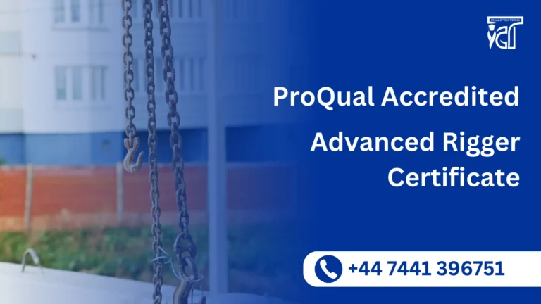 ProQual Accredited Advanced Rigger Certificate