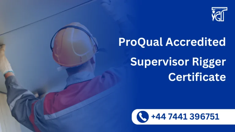 ProQual Accredited Supervisor Rigger Certificate