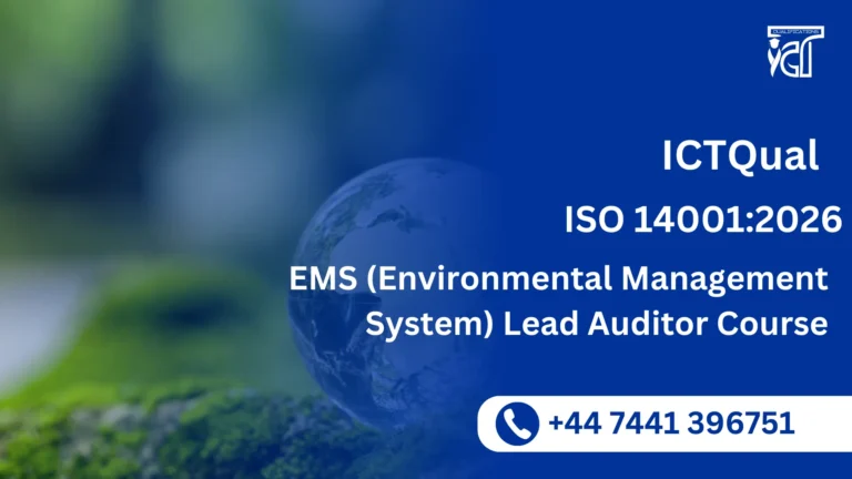 ICTQual ISO 14001:2026 EMS (Environmental Management System) Lead Auditor Course