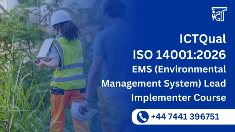 ICTQual ISO 14001:2026 EMS (Environmental Management System) Lead Implementer Course