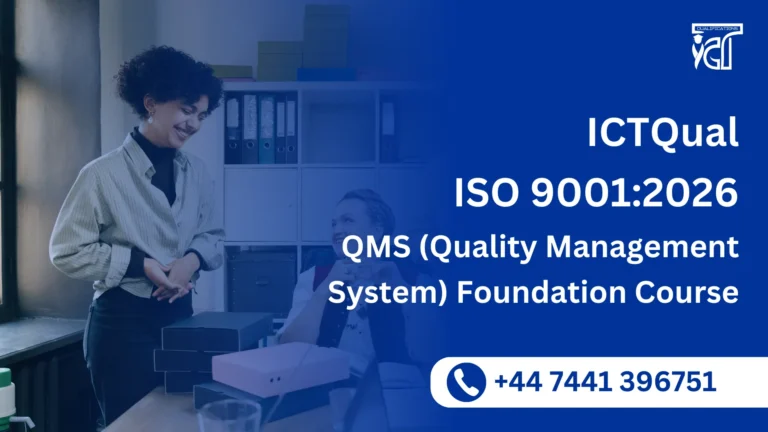 ICTQual ISO 9001:2026 QMS (Quality Management System) Foundation Course