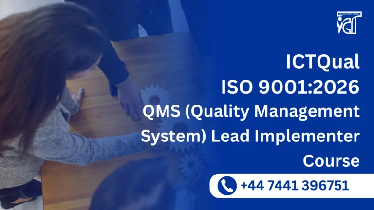 ICTQual ISO 9001:2026 QMS (Quality Management System) Lead Implementer Course