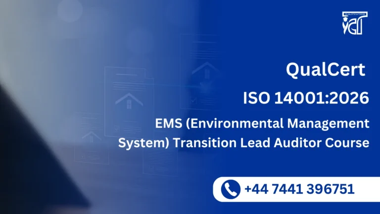 QualCert ISO 14001:2026 EMS (Environmental Management System) Transition Lead Auditor Course