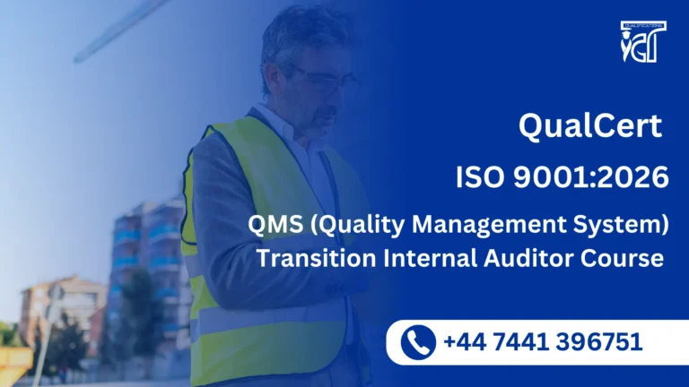 QualCert ISO 9001:2026 QMS (Quality Management System) Transition Internal Auditor Course 
