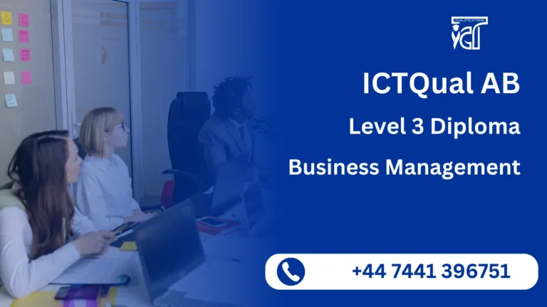 ICTQual AB Level 3 Diploma in Business Management