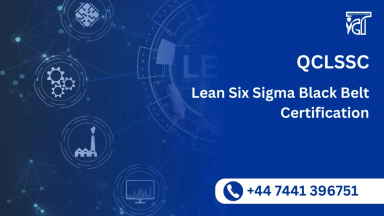 QCLSSC Lean Six Sigma Black Belt Certification