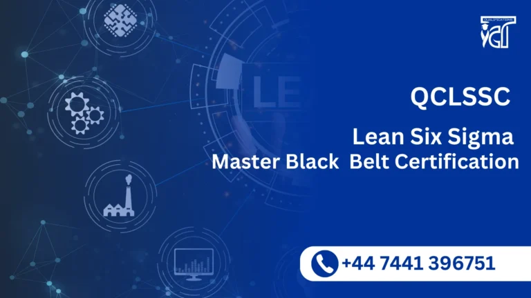QCLSSC Lean Six Sigma Master Black Belt Certification
