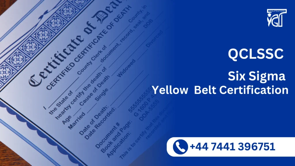QCLSSC Six Sigma Yellow Belt Certification