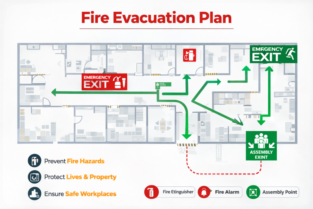 fire evacuation plan