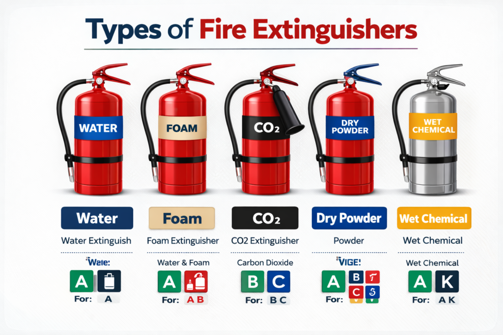 fire extinguishers