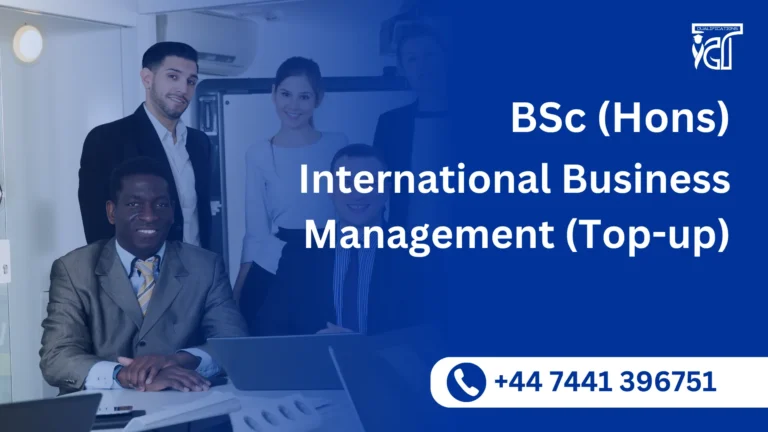 BSc (Hons) International Business Management (Top-up)