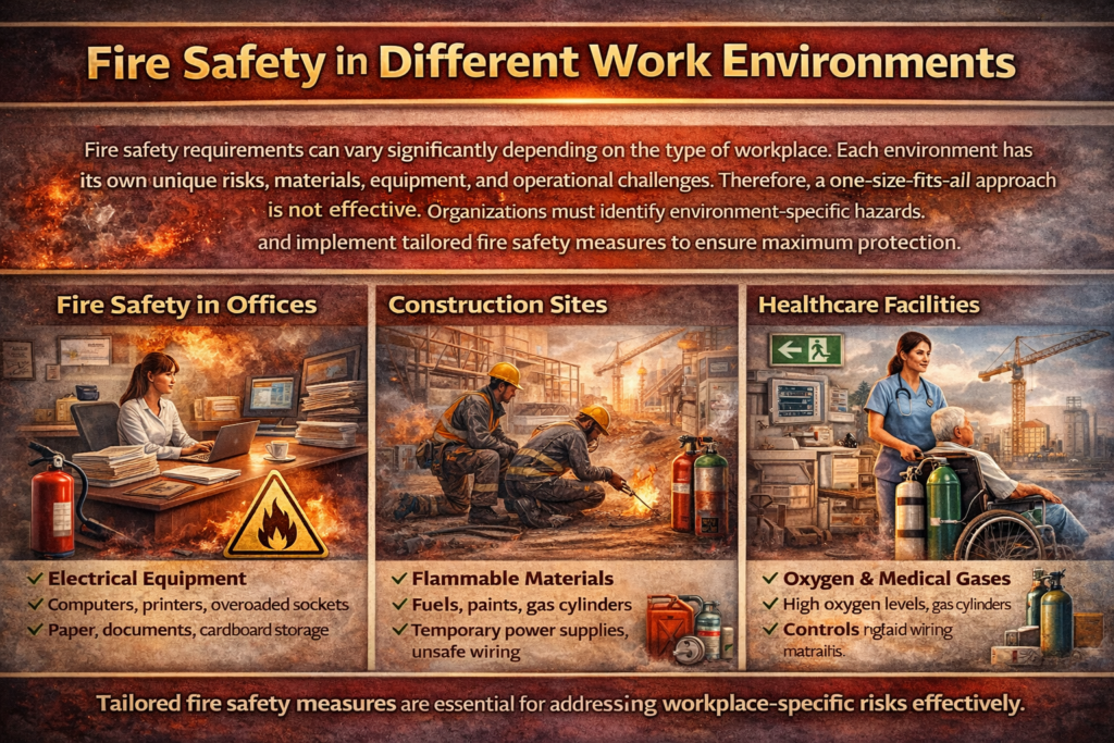 Fire safety in the workplace environments