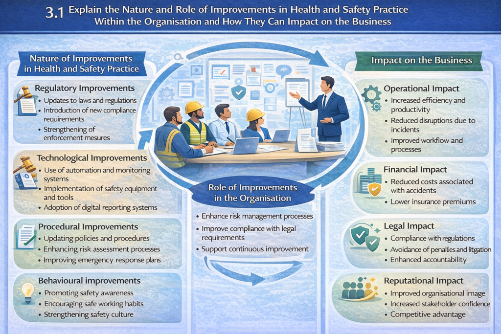 Health and safety improvements in business