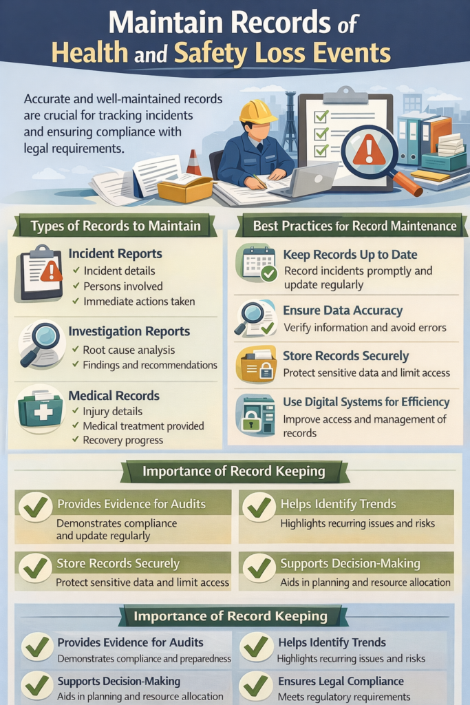 Health and safety record maintenance guide