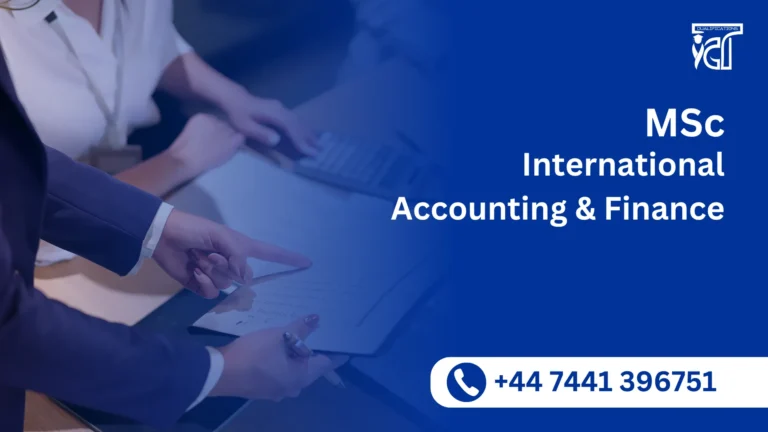 MSc International Accounting & Finance